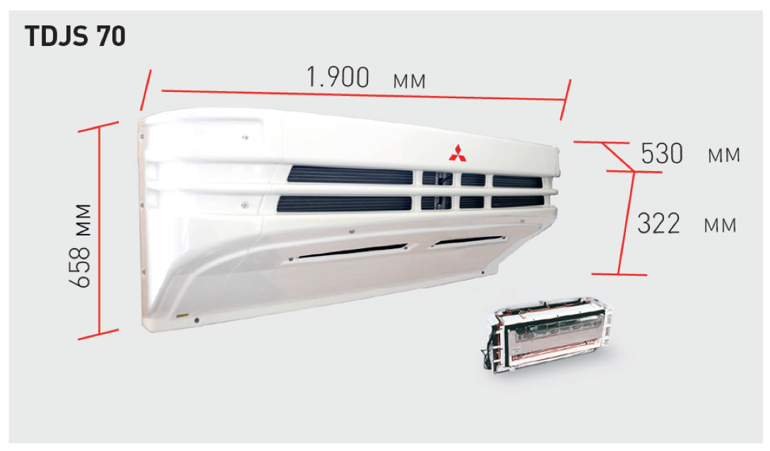 Митсубиси с рефрижератором